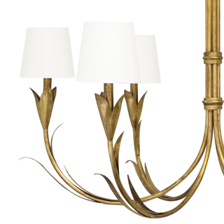 Ruhlmann Modern Brass Chandelier