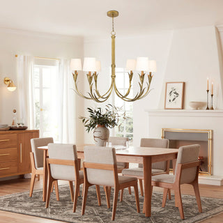 Ruhlmann Modern Brass Chandelier