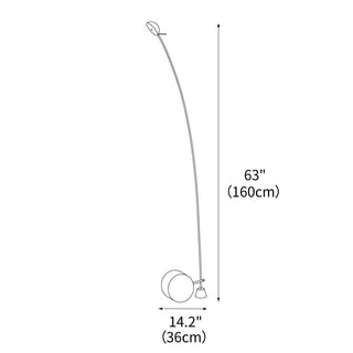 Salgado Minimalist Iron Floor Light