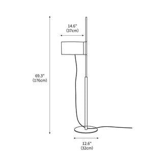 Santa Cole Contemporary Metal Floor Light