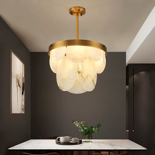 Sasha Modern Alabaster Chandelier