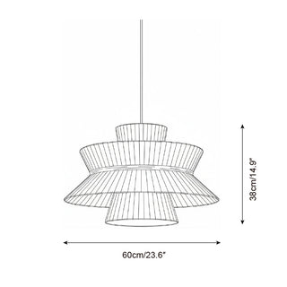 Mylen Luxury Jute Cloth Pendant Lamp