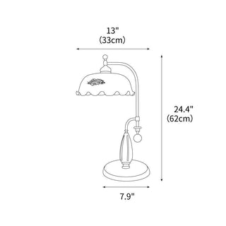 Savannah Vintage Wood Table Light
