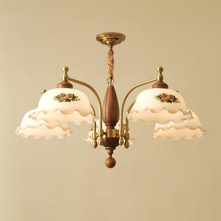 Savannah Retro Wood Chandelier