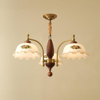 Savannah Retro Wood Chandelier