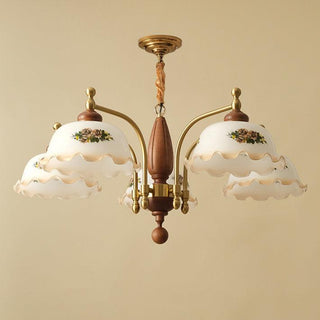 Savannah Retro Wood Chandelier
