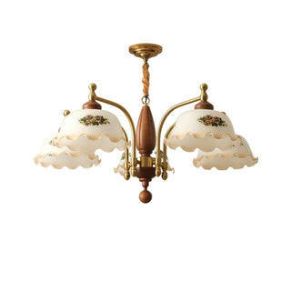 Savannah Retro Wood Chandelier