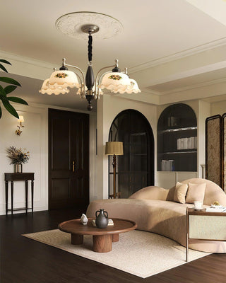 Savannah Retro Wood Chandelier