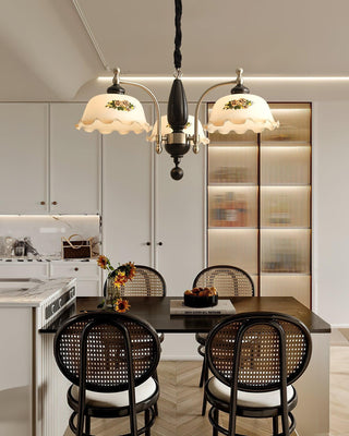 Savannah Retro Wood Chandelier
