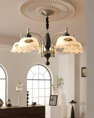 Savannah Retro Wood Chandelier