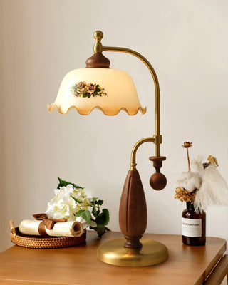 Savannah Vintage Wood Table Light