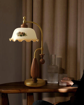 Savannah Vintage Wood Table Light
