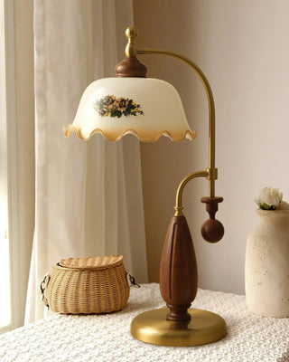 Savannah Vintage Wood Table Light
