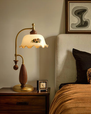 Savannah Vintage Wood Table Light
