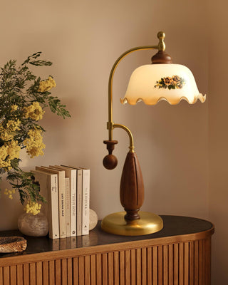 Savannah Vintage Wood Table Light