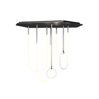 Caspian Modern Acrylic Linear Chandelier