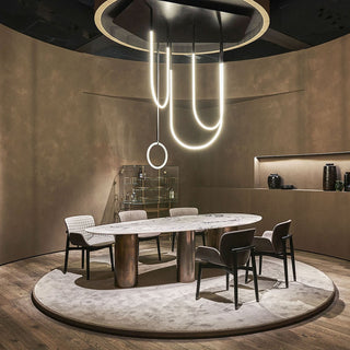 Caspian Modern Acrylic Linear Chandelier