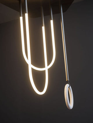 Caspian Modern Acrylic Linear Chandelier