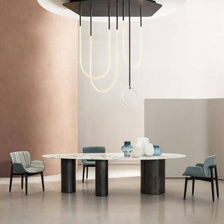 Caspian Modern Acrylic Linear Chandelier