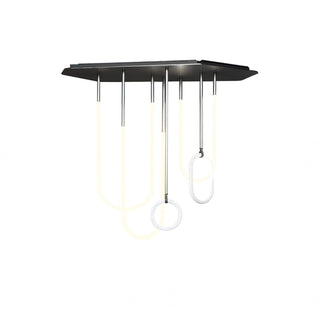 Caspian Modern Acrylic Linear Chandelier