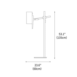 Unity Contemporary Oak Floor Lamp