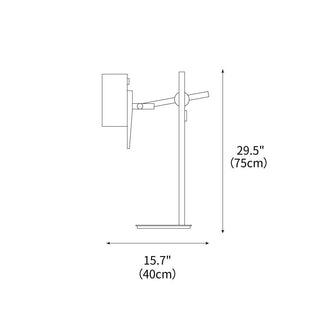 Scantling Modern Carbon Steel Table Light