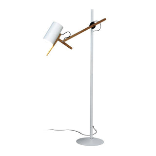 Unity Contemporary Oak Floor Lamp