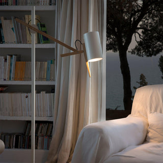 Unity Contemporary Oak Floor Lamp