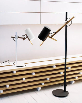 Scantling Modern Carbon Steel Table Light