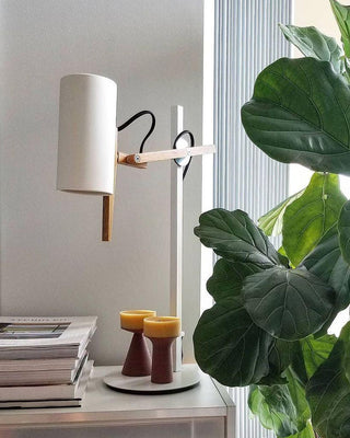 Scantling Modern Carbon Steel Table Light