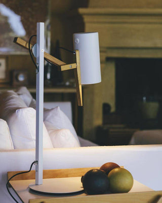 Scantling Modern Carbon Steel Table Light