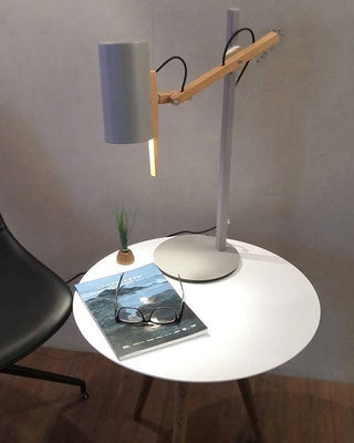 Scantling Modern Carbon Steel Table Light