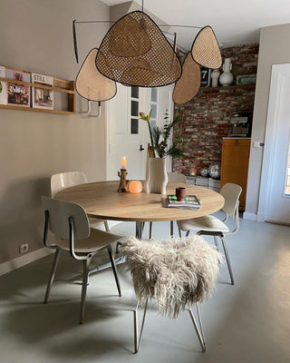 Wisp Sculptural Rattan Chandelier