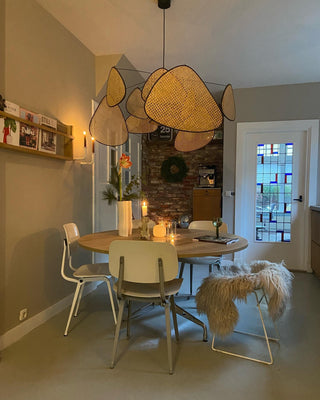 Wisp Sculptural Rattan Chandelier