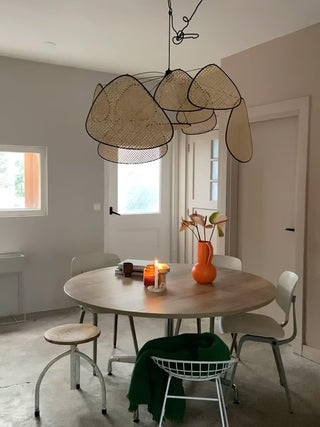 Wisp Sculptural Rattan Chandelier