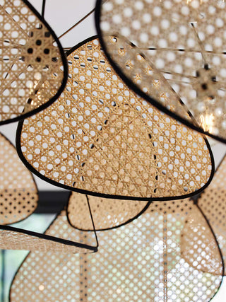 Wisp Sculptural Rattan Chandelier