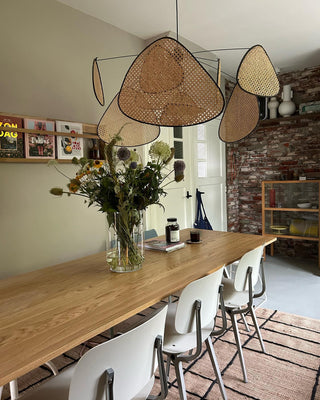 Wisp Sculptural Rattan Chandelier