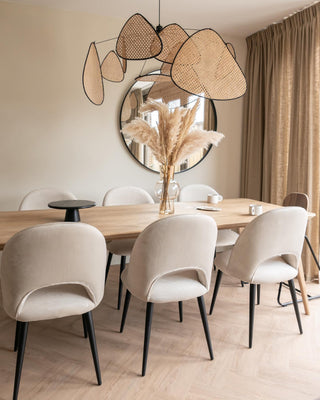 Wisp Sculptural Rattan Chandelier
