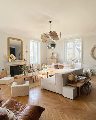 Wisp Sculptural Rattan Chandelier