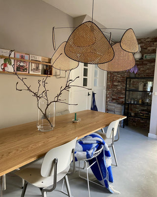 Wisp Sculptural Rattan Chandelier
