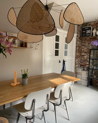 Wisp Sculptural Rattan Chandelier