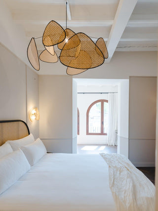 Wisp Sculptural Rattan Chandelier