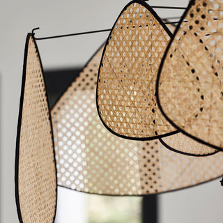Wisp Sculptural Rattan Chandelier