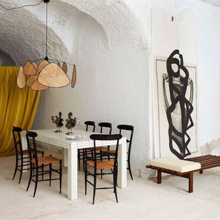 Wisp Sculptural Rattan Chandelier