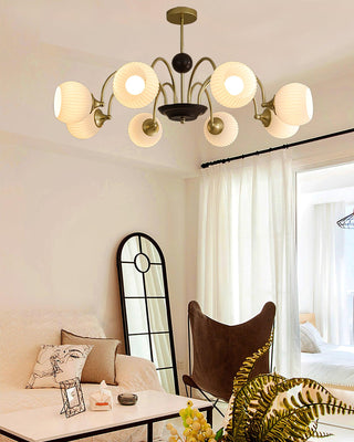 Lira Contemporary Metal Chandelier