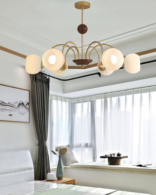 Lira Contemporary Metal Chandelier
