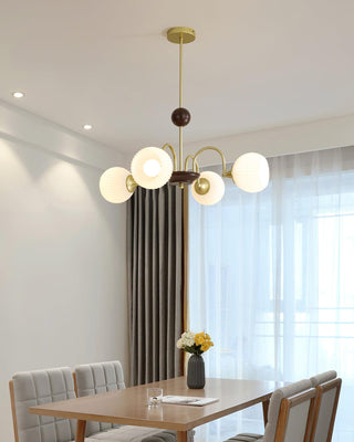 Lira Contemporary Metal Chandelier
