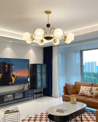Lira Contemporary Metal Chandelier