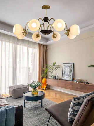 Lira Contemporary Metal Chandelier