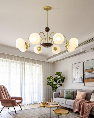 Lira Contemporary Metal Chandelier